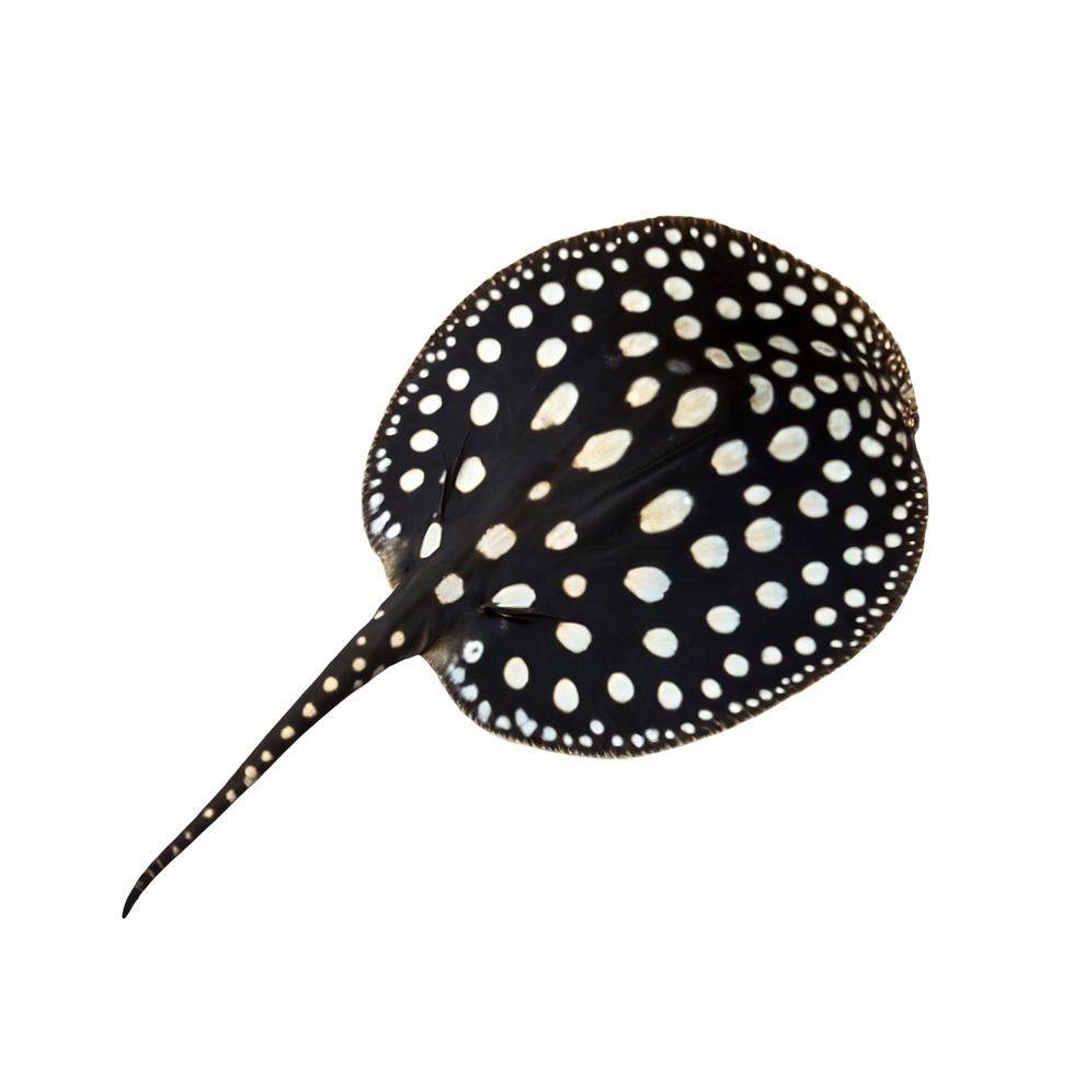 The Black Diamond stingray on Transparent background png