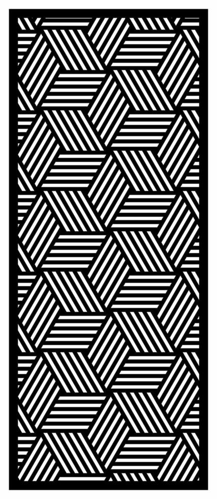 laser cutting motifs for partitions, fences and facades vector