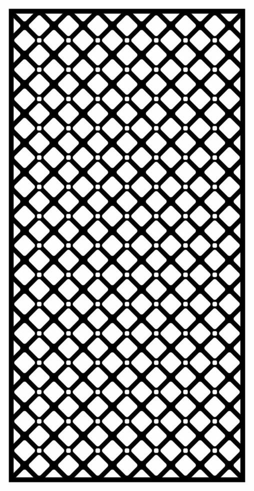 laser cutting motifs for partitions, fences and facades vector
