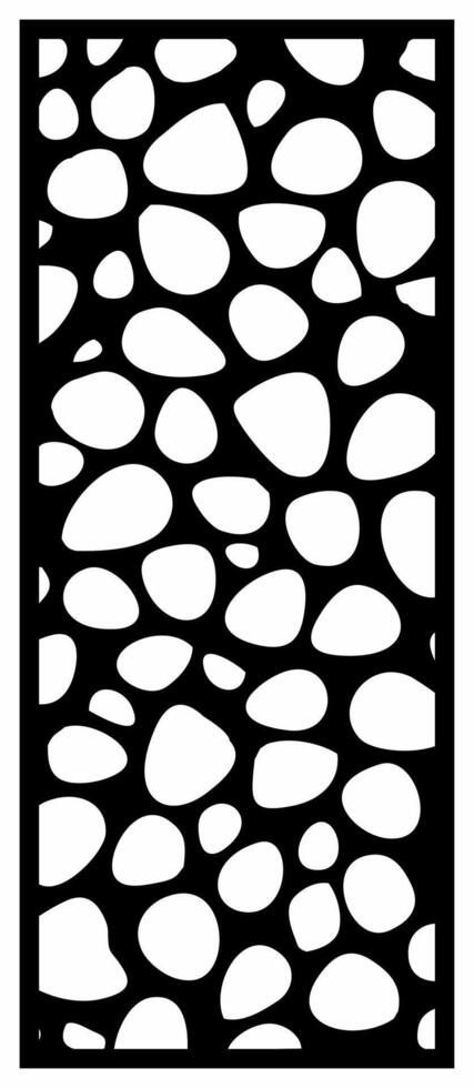 laser cutting motifs for partitions, fences and facades vector