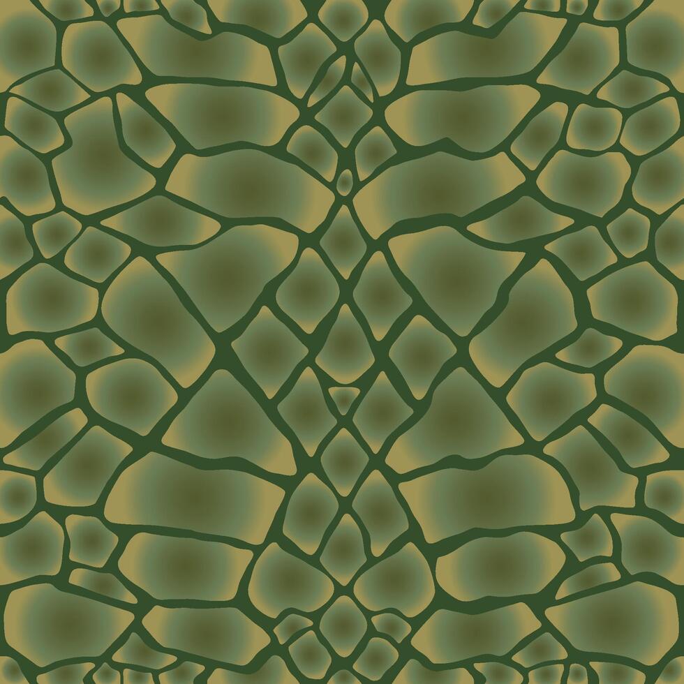 Snake skin, reptile camouflage pattern for fabric design. Animal print, seamless python texture. Abstract background vector