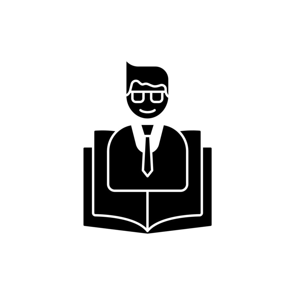 reader concept line icon. Simple element illustration. reader concept outline symbol design. vector