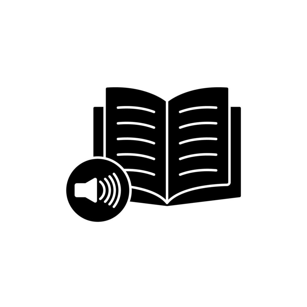 audiobook concept line icon. Simple element illustration. audiobook concept outline symbol design. vector