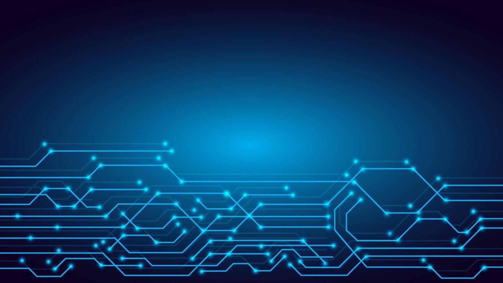 Technology Background Template Design vector