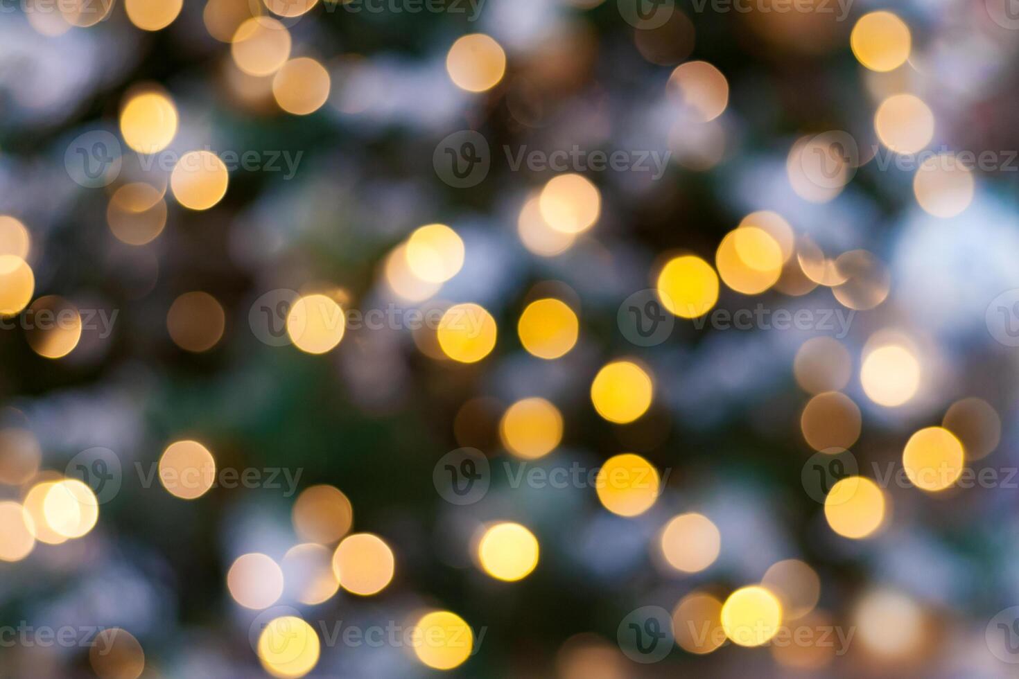 Abstract blurred holiday light in bokeh photo