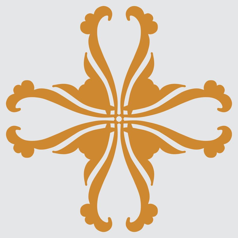 Ornament in the style of baroque. vector