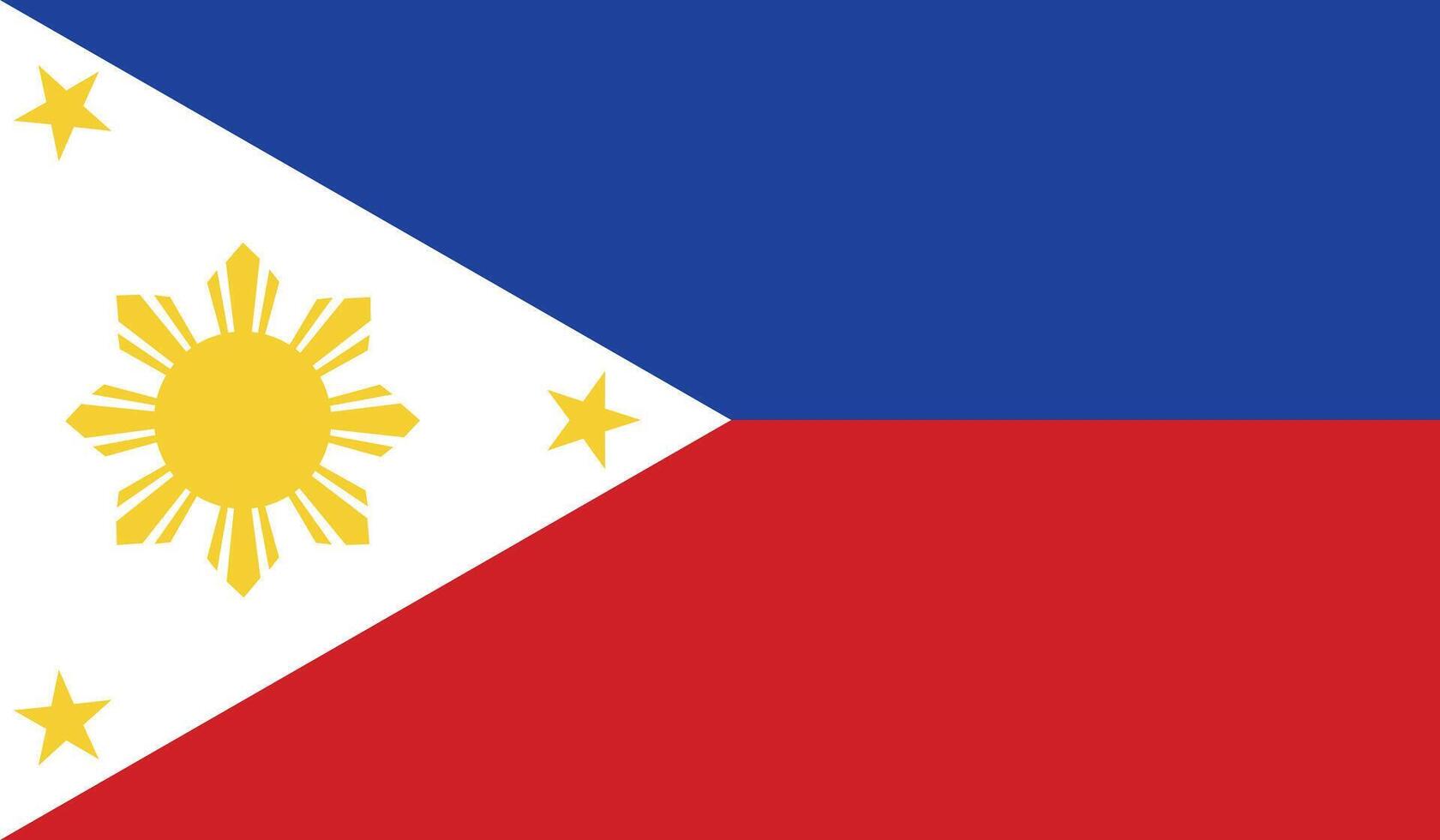 Flag of the Philippines vector