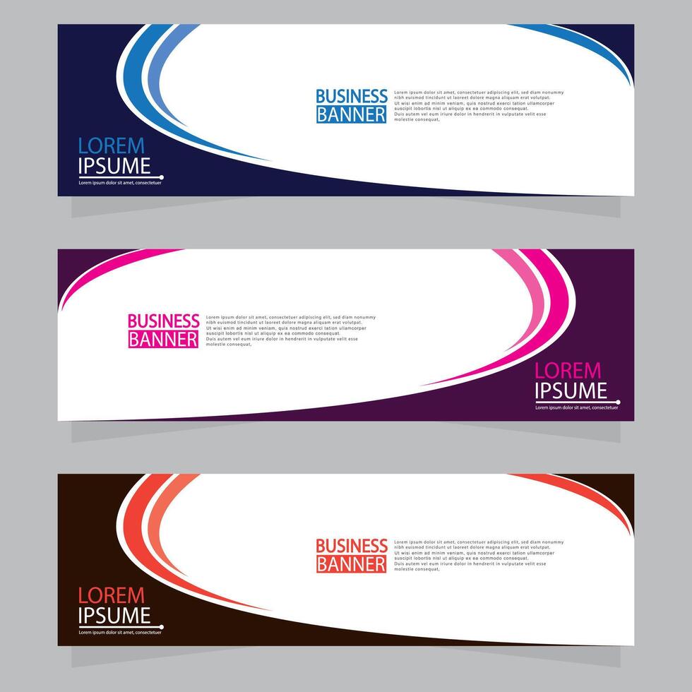 Banner template desin.modern banner. vector