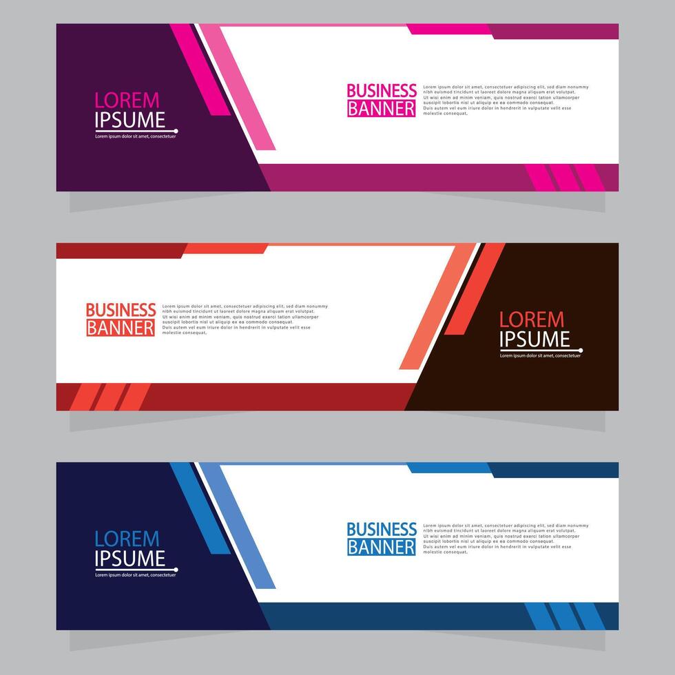 Banner template desin.modern banner. vector