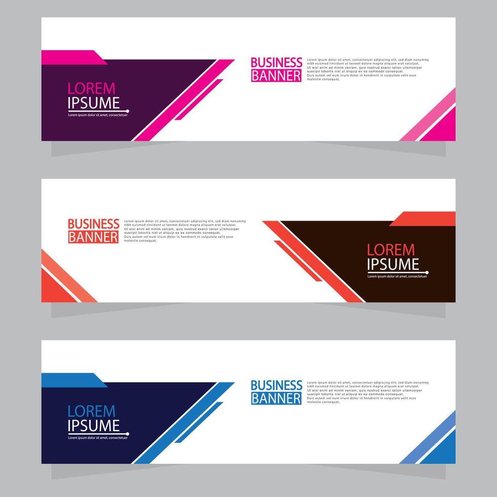 Banner template design.modern banner. vector