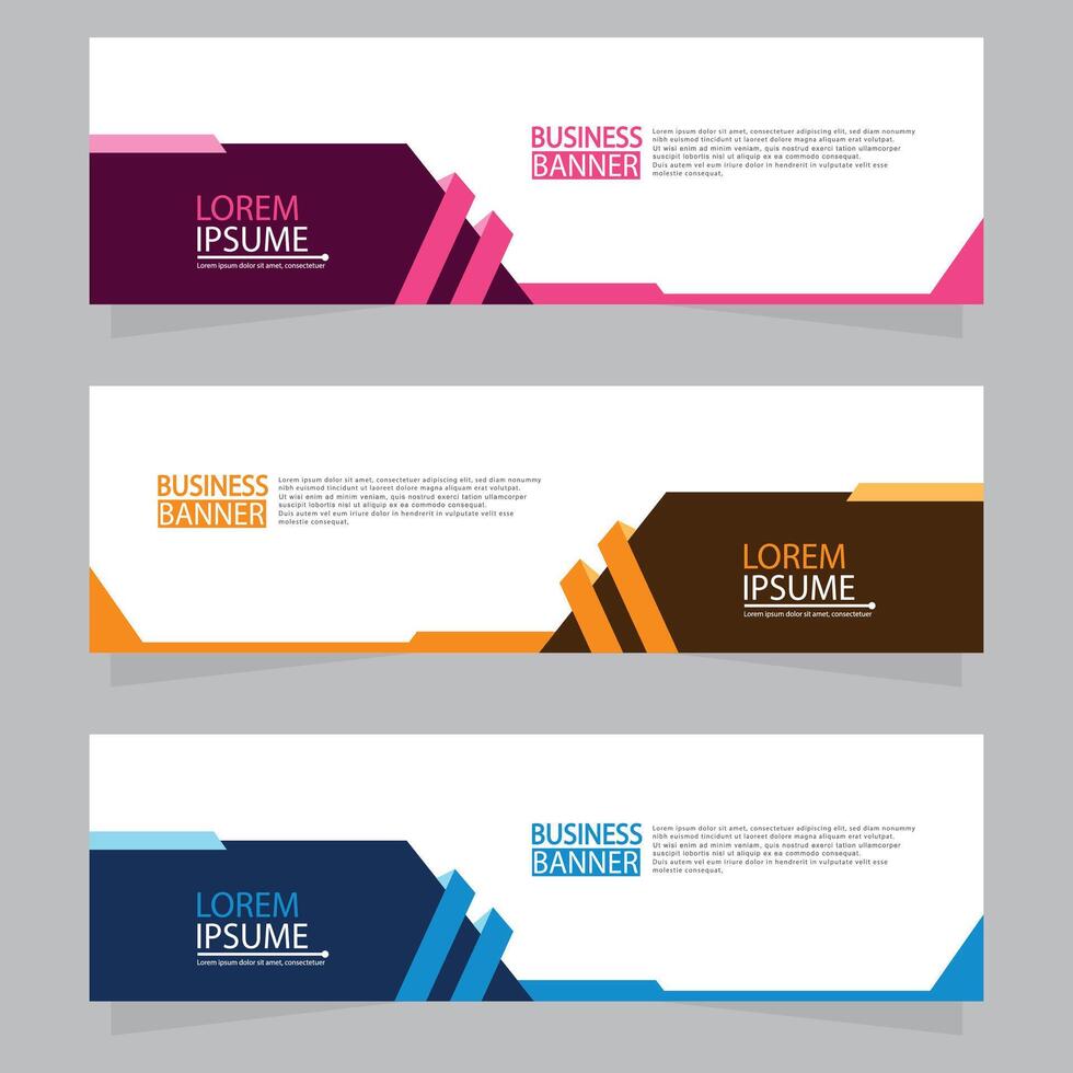 Banner template design.modern banner. vector