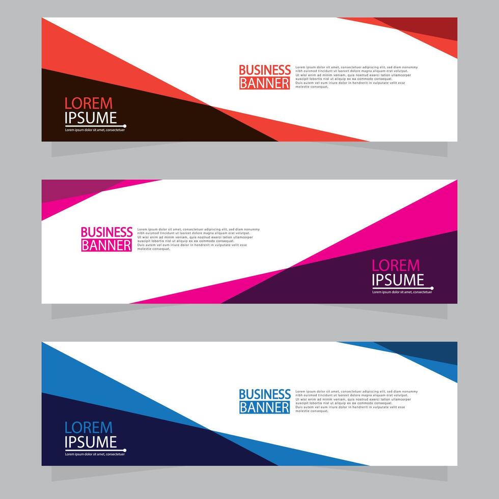 Banner template design.modern banner. vector