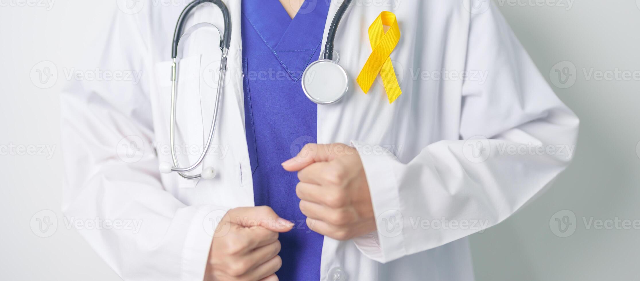 Yellow September, Suicide prevention day, Childhood, Sarcoma, bone and bladder cancer Awareness month, Yellow Ribbon for supporting people life and illness. Healthcare and World cancer day concept photo