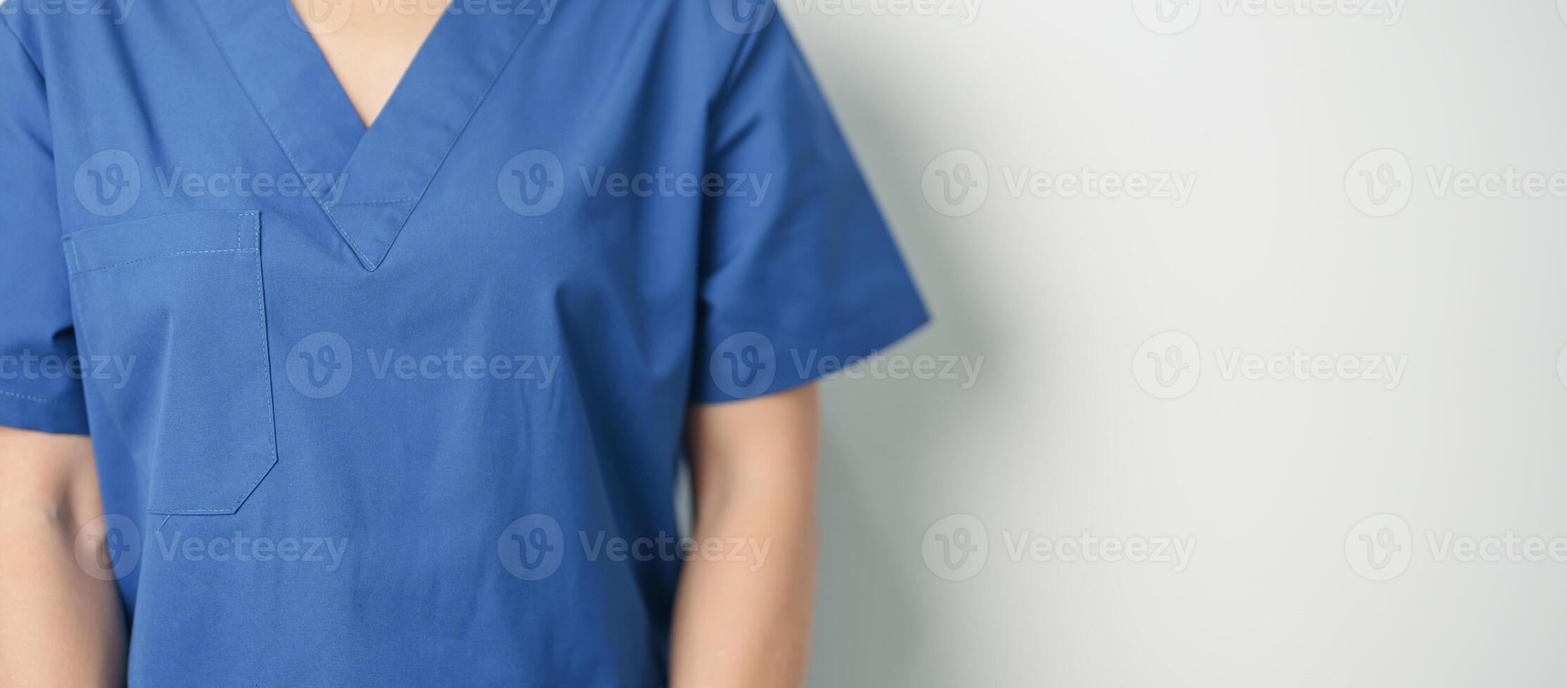 Healthcare and medical concept. doctor hand hold stethoscope in hospital. Health background, wellness and Insurance photo