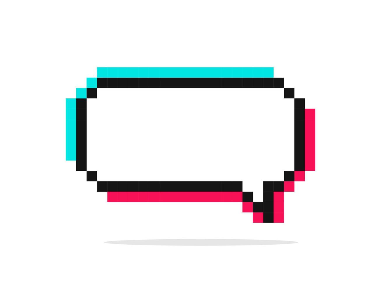 Speech bubbles pixel art. 8-Bit Speech bubble. Pixel speech bubble. Chat speech or dialogue. Set of empty pixelated speech bubble. vector