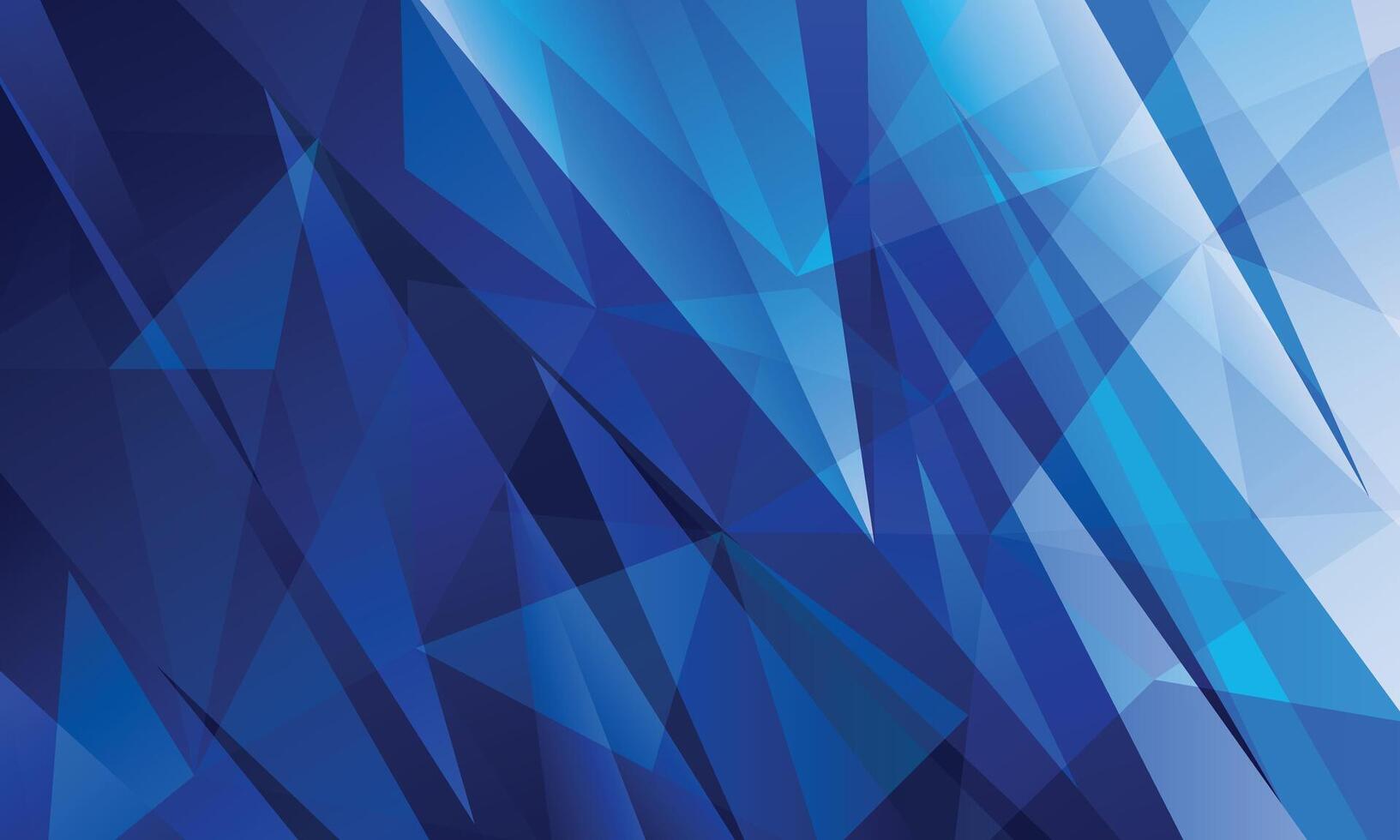 Blue gradient abstract geometric triangle pattern background suitable for car wrap stickers and sports jersey fabric vector