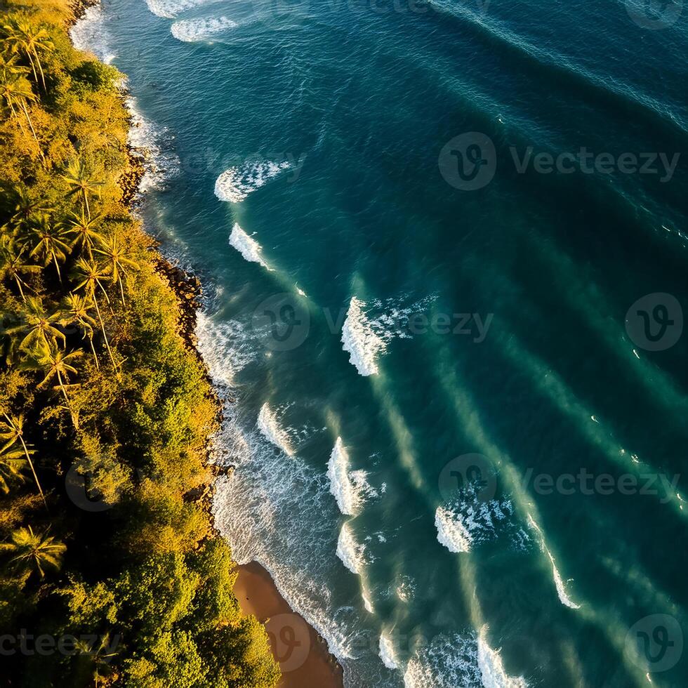 Abstract water wallpaper background , water texture blue tone. abstract background of beach photo