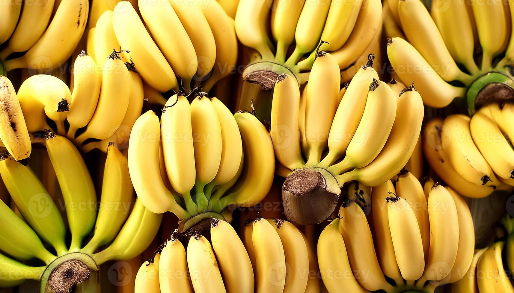 Close-up shot of group of bananas. flat lay. full frame. background concept. top of views. photo