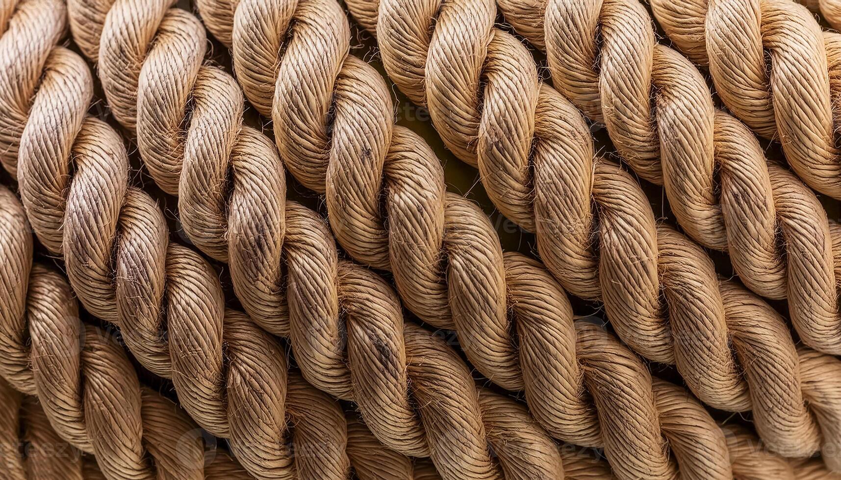 Texture of Jute. Twisted linen rope. as background. top view. pattern texture background photo
