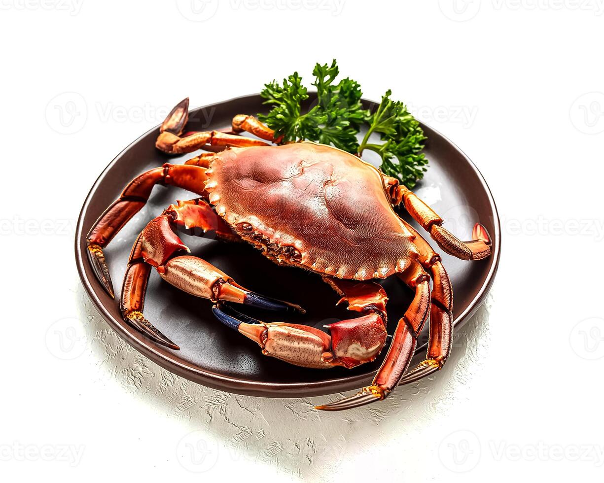 seafood concept. Fresh Big crab photo