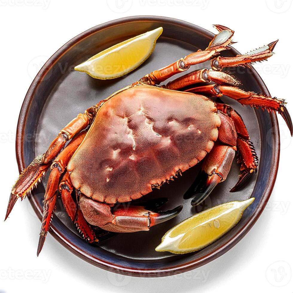 seafood concept. Fresh Big crab photo