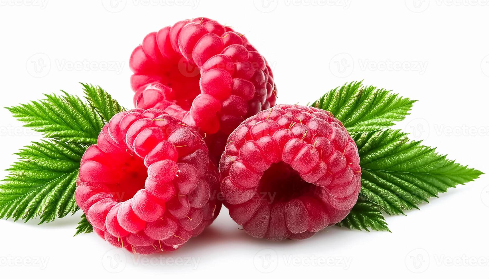 Creative food concept. Fresh a pile of Berry raspberry. top of view photo