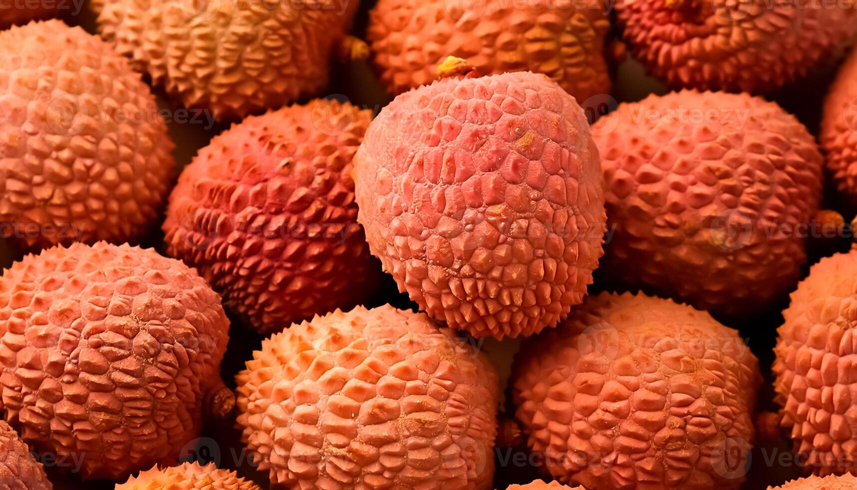 Fresh lychee fruit. Pattern texture background. photo