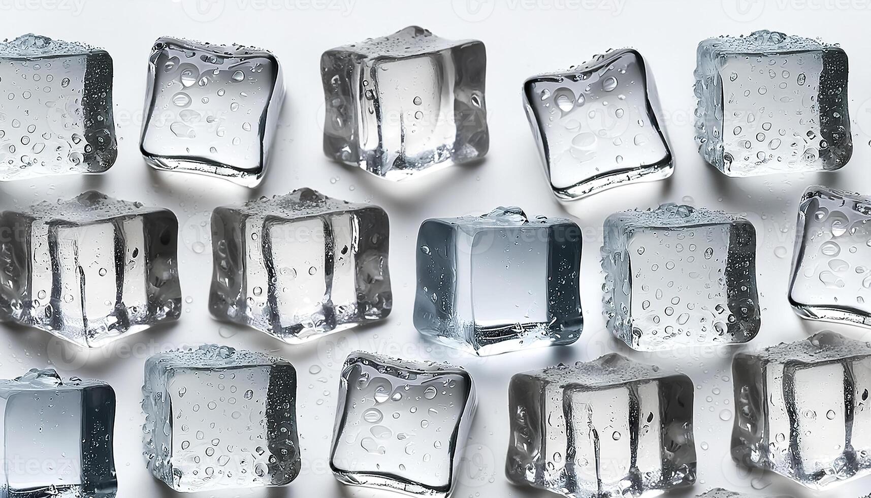 Drink concept cubed ice photo