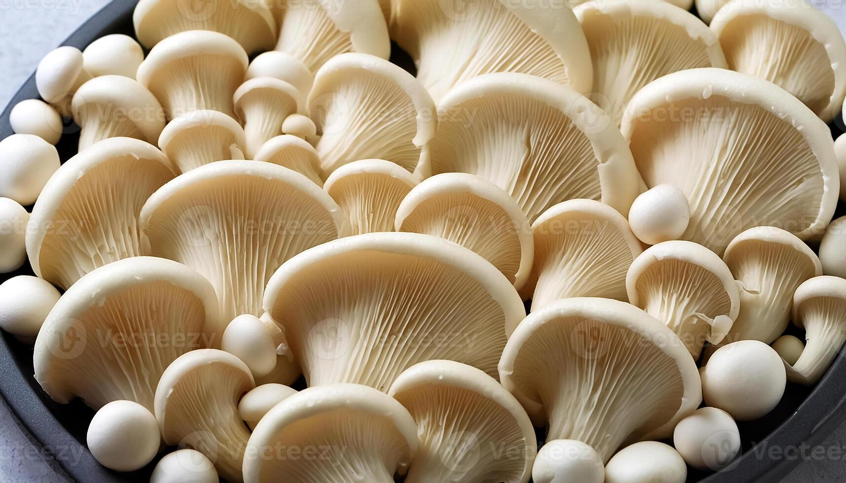 Fresh beech mushroom photo