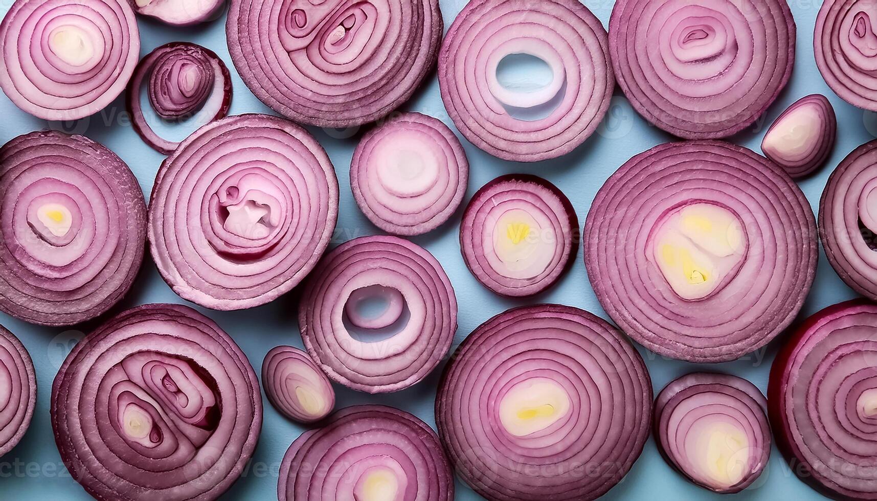 red onion slices photo
