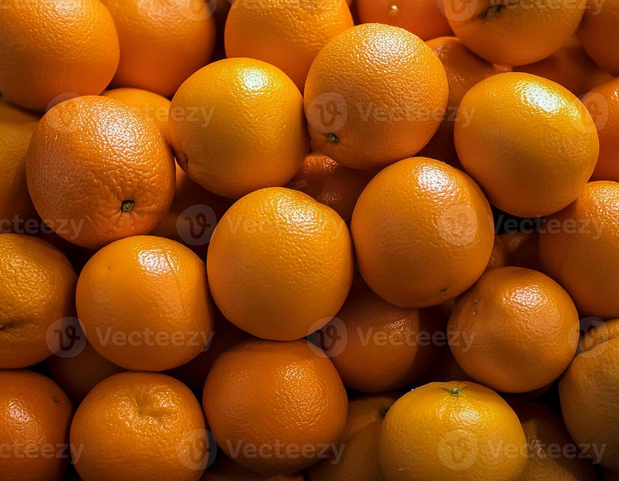 a pile Orange citrus fruit fresh, organic. photo