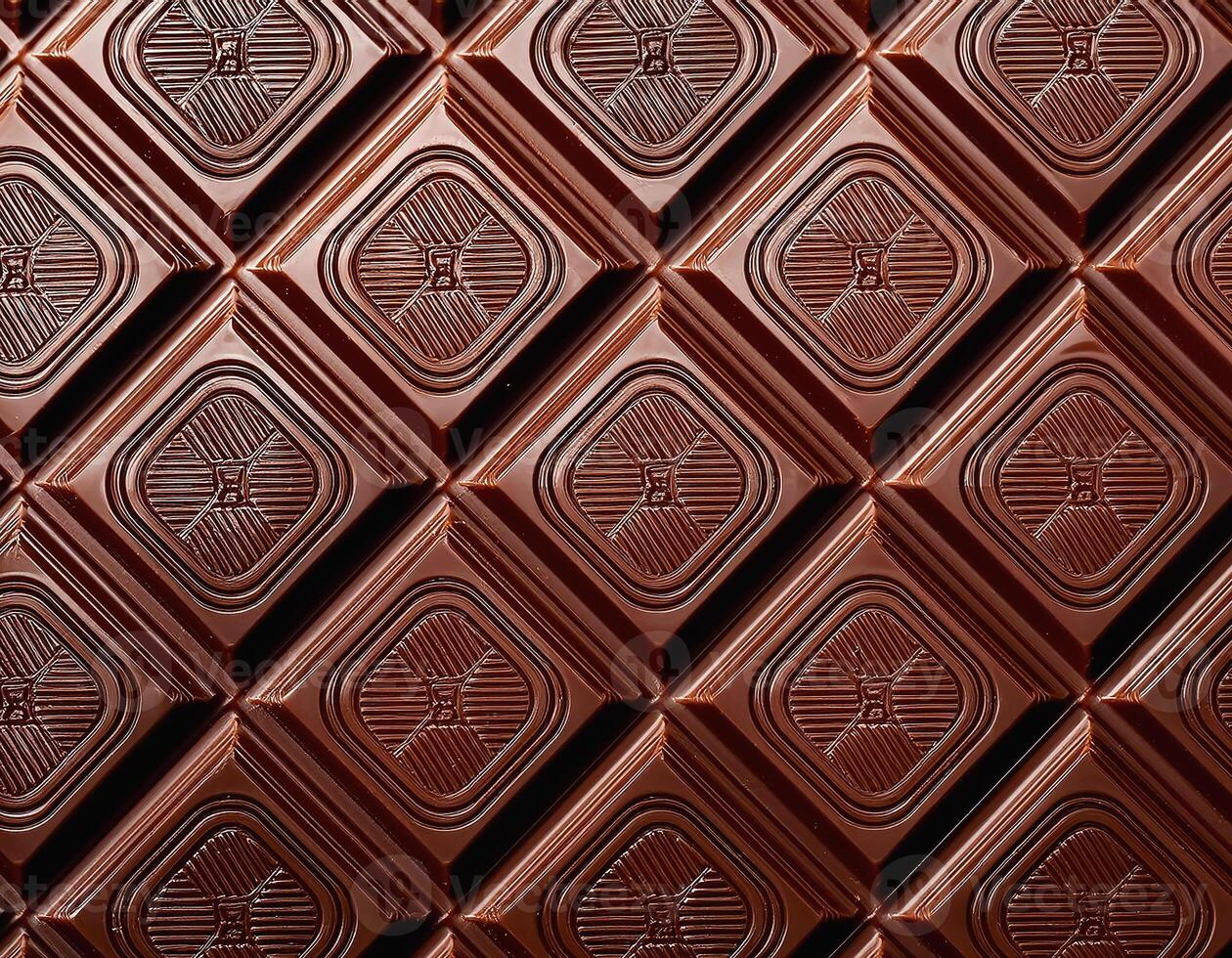 Photo of chocolate. pattern texture background