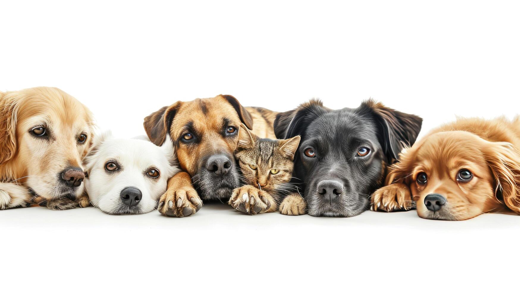 Dogs and Cats Together photo