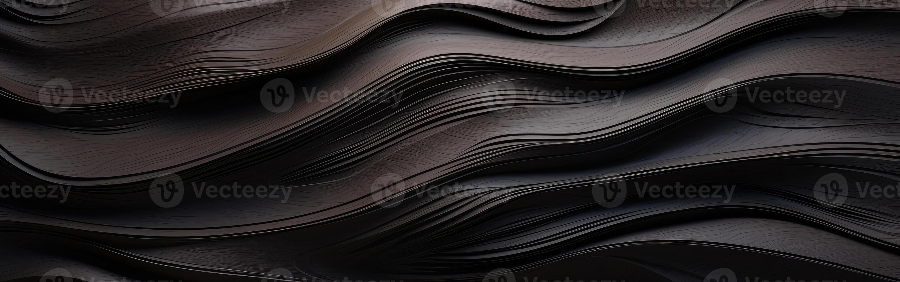 Close Up of Wavy Lined Wall photo
