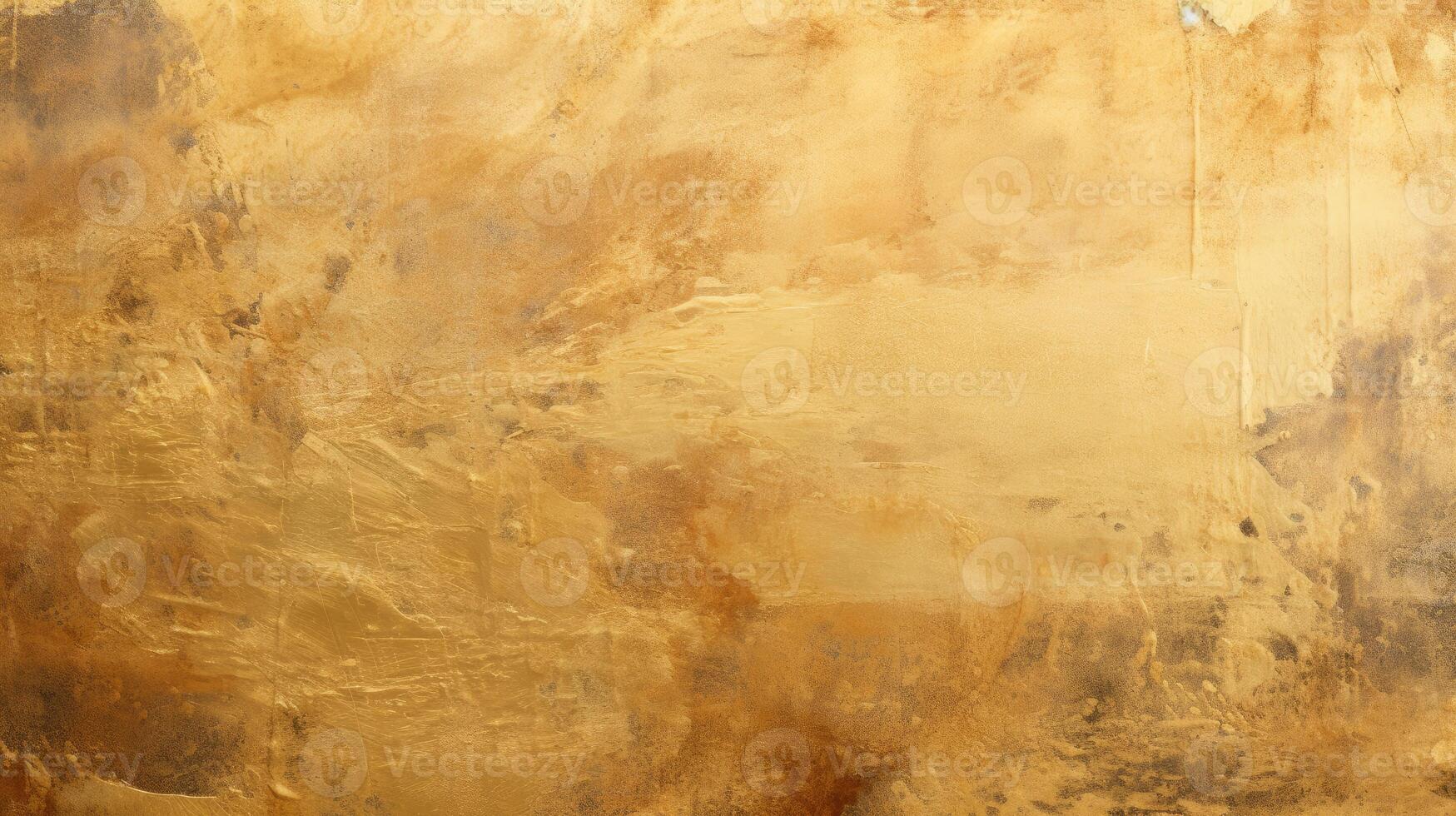 Gold and Brown Abstract Painting photo