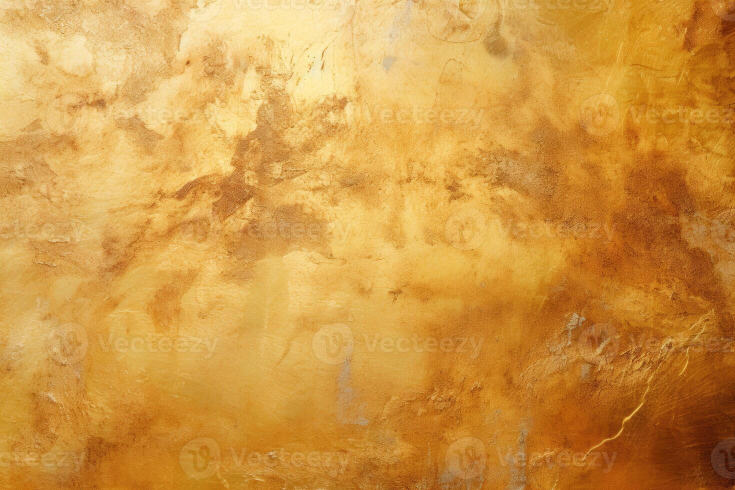 Yellow and Brown Abstract Painting photo