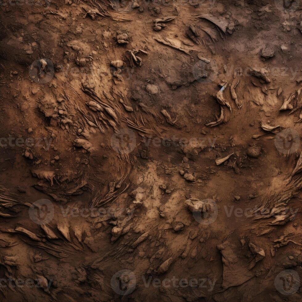 Aerial View of Dirt Field photo