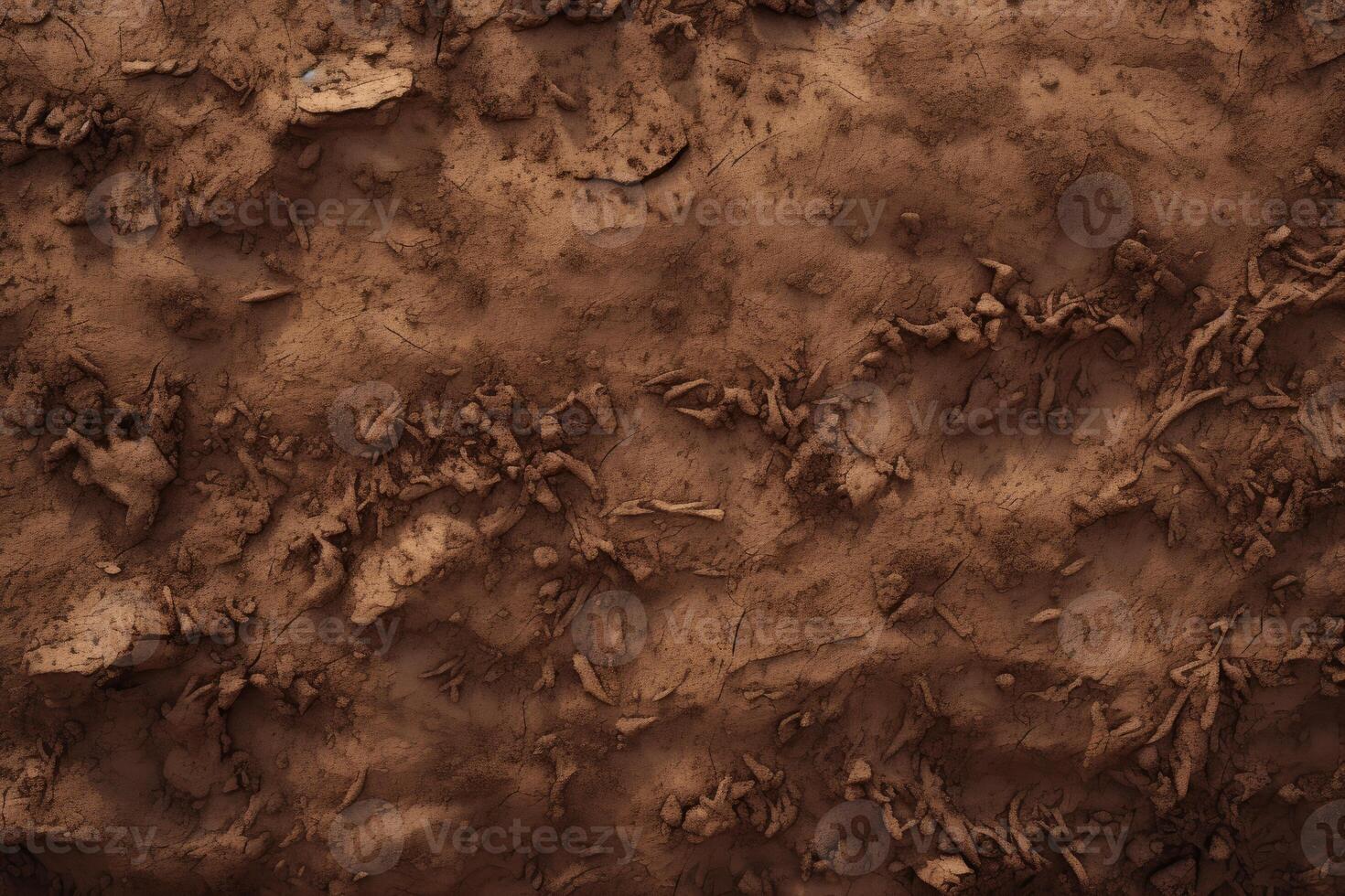 Close-Up of Brown Dirt Surface photo