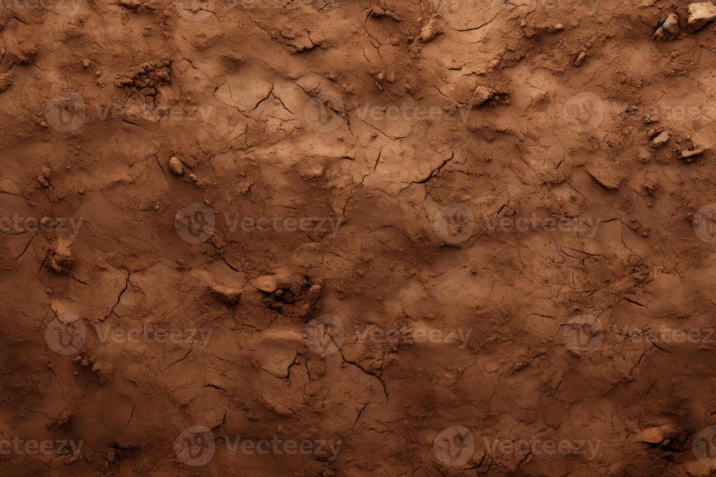 Close Up of Brown Dirt Surface photo