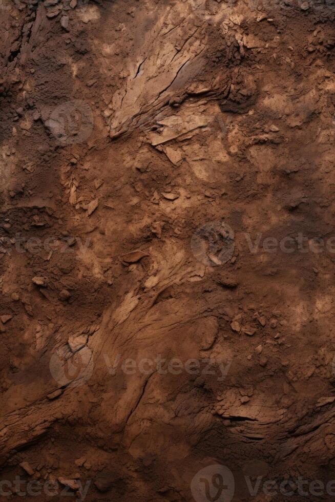 Dirt Surface Covered With Layer of Soil photo