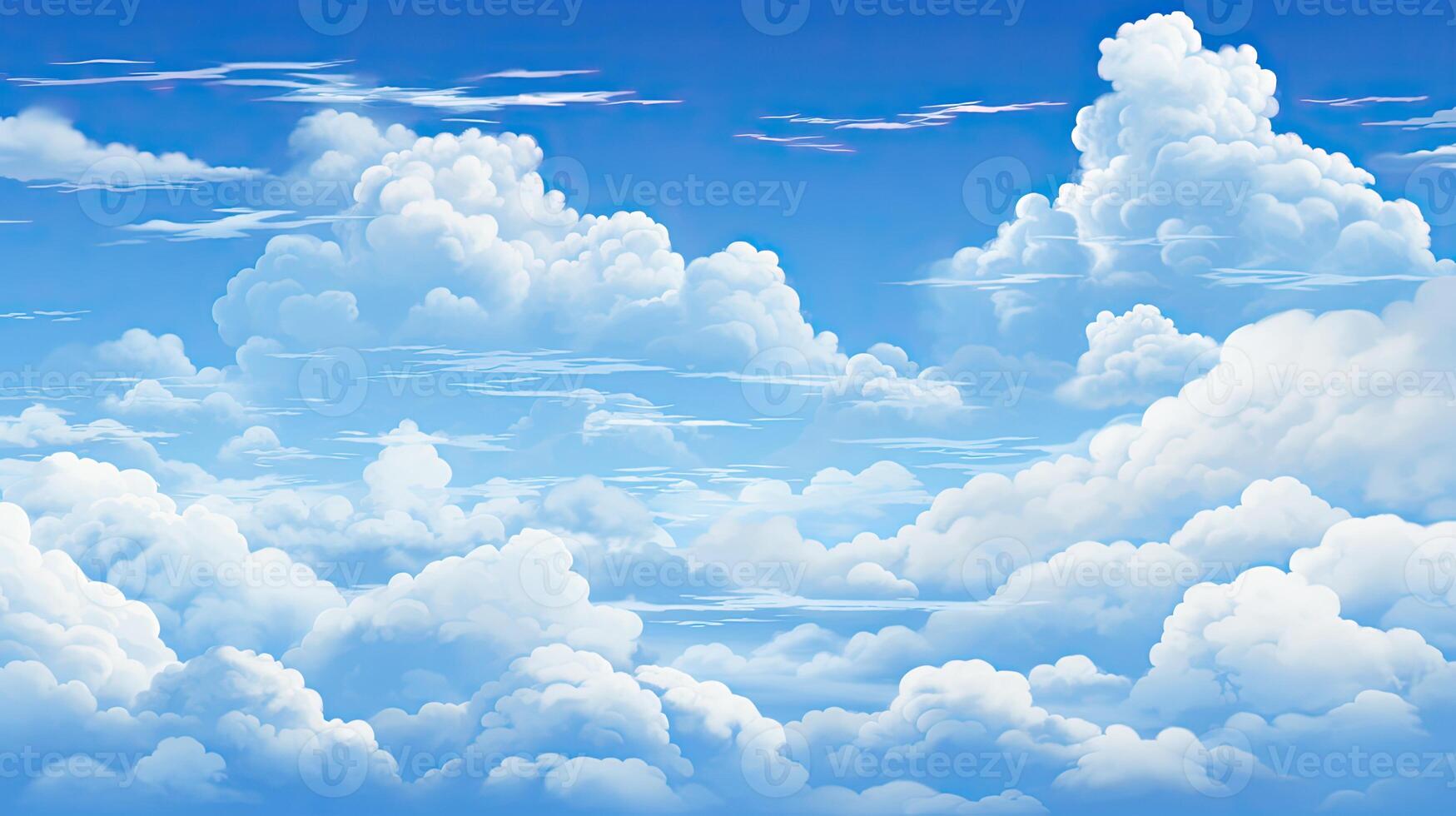 Clouds in the Blue Sky photo