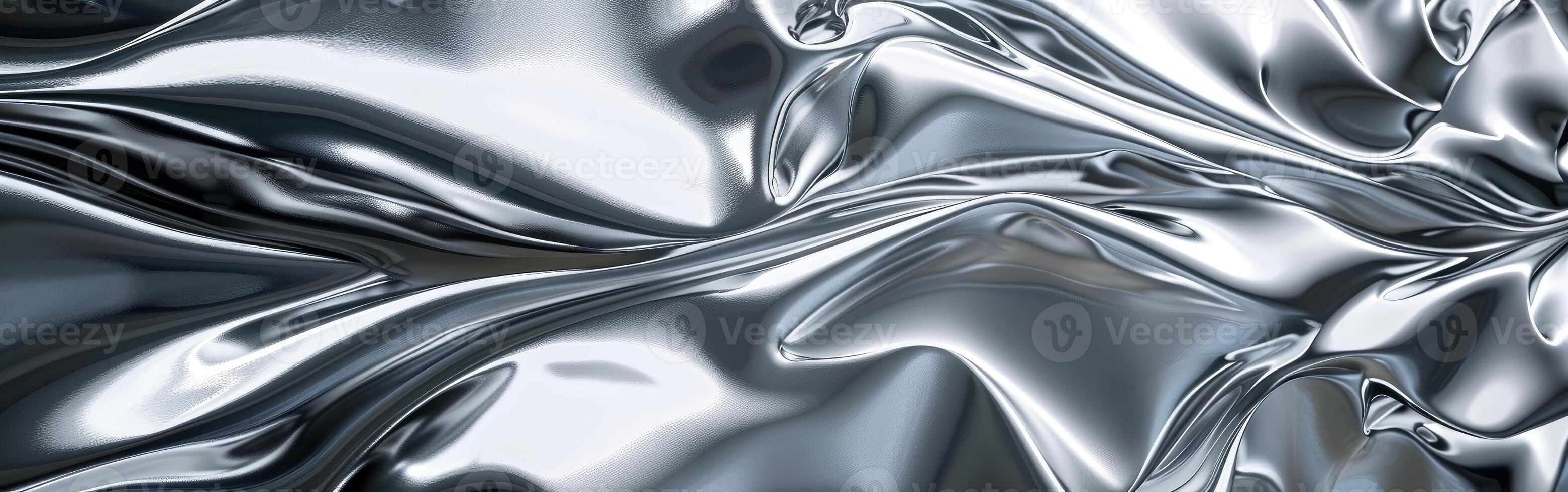 Close-Up of Shiny Metallic Surface photo