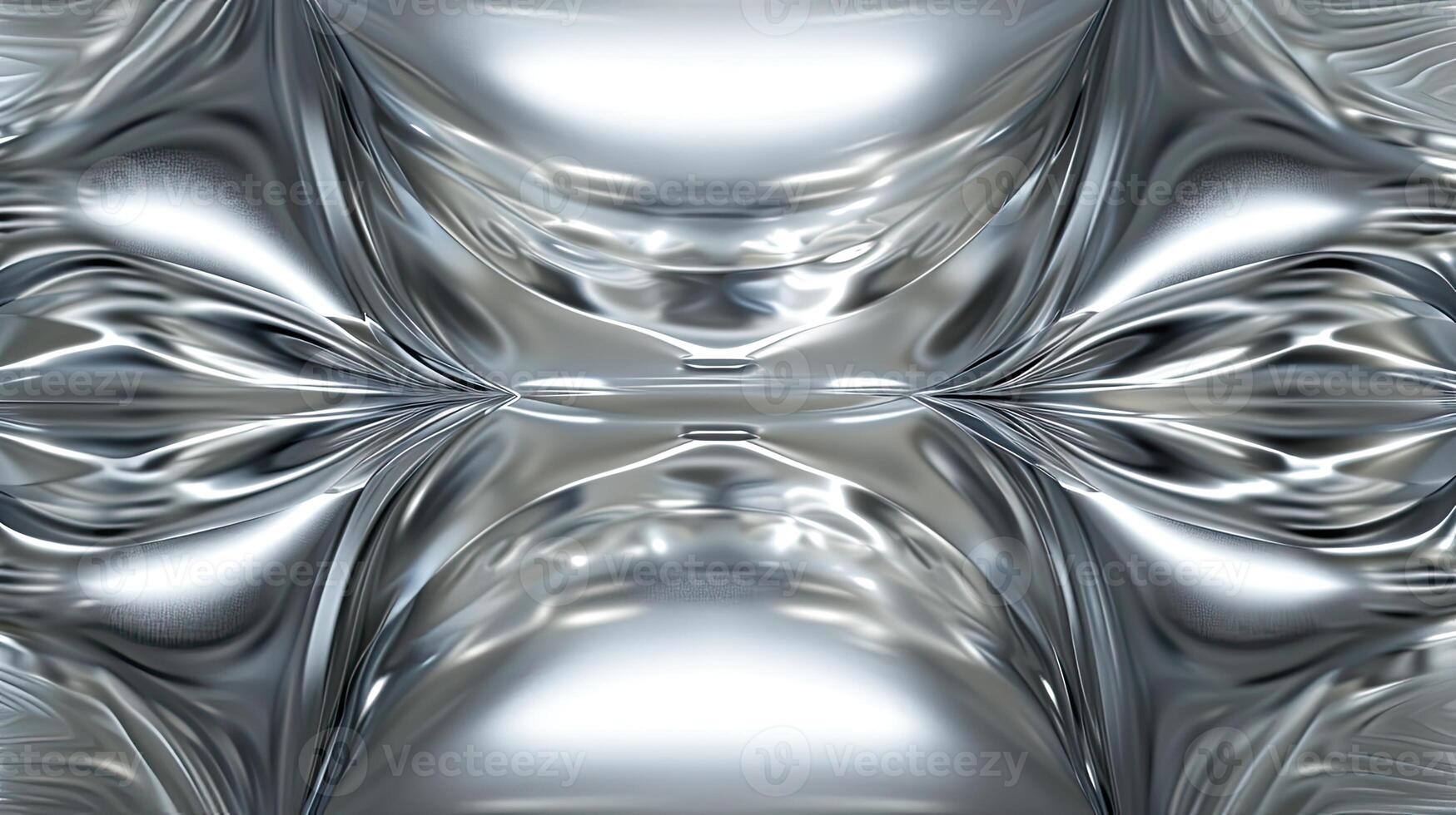 Abstract Metal Background With Silver Pattern photo