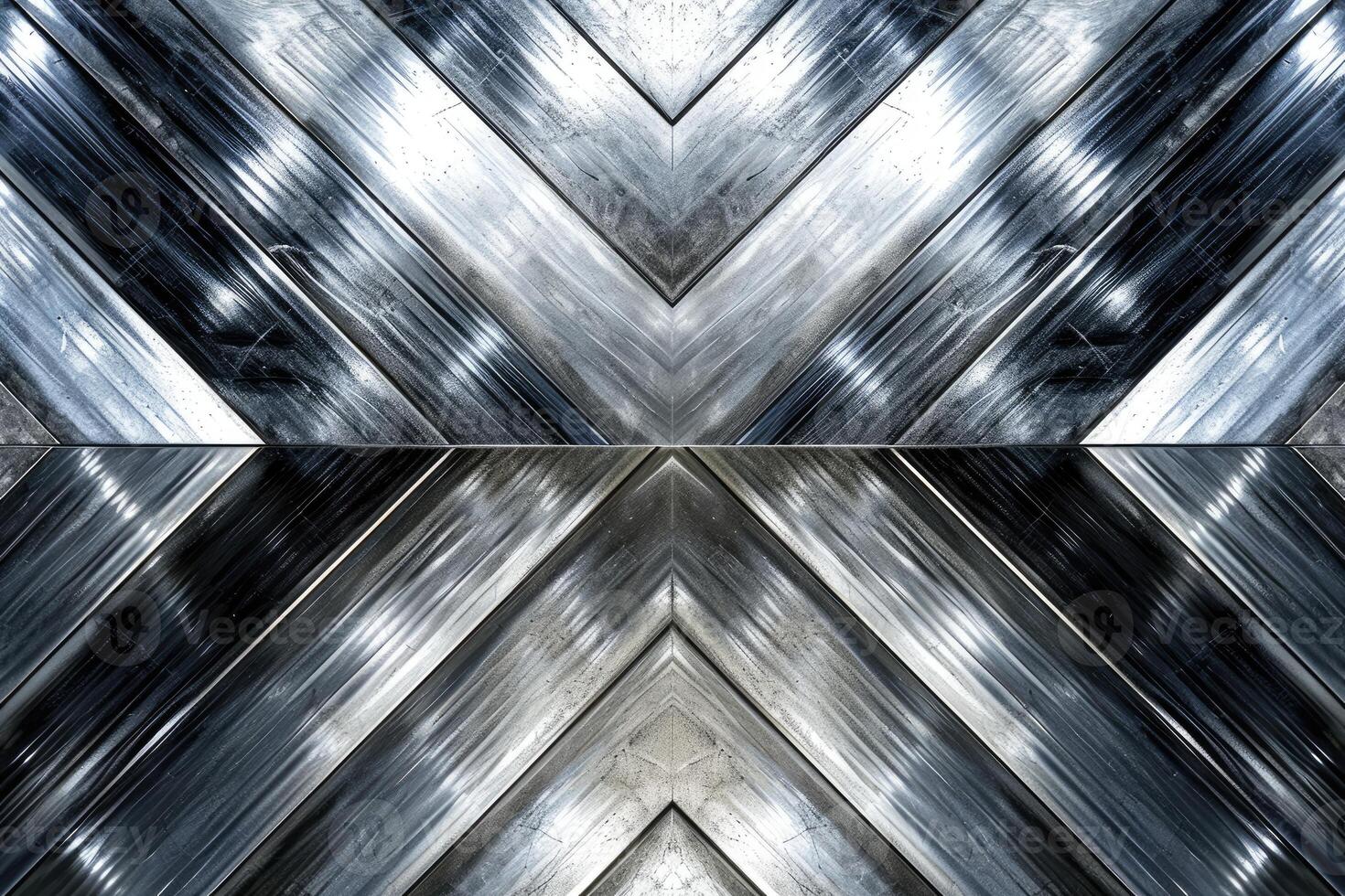Shiny Metal Background With Diamond Pattern photo