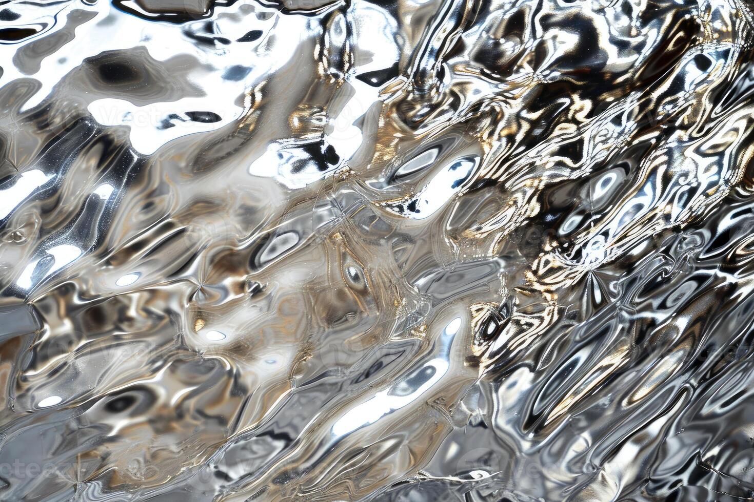 Close-Up View of Shiny Metallic Surface photo