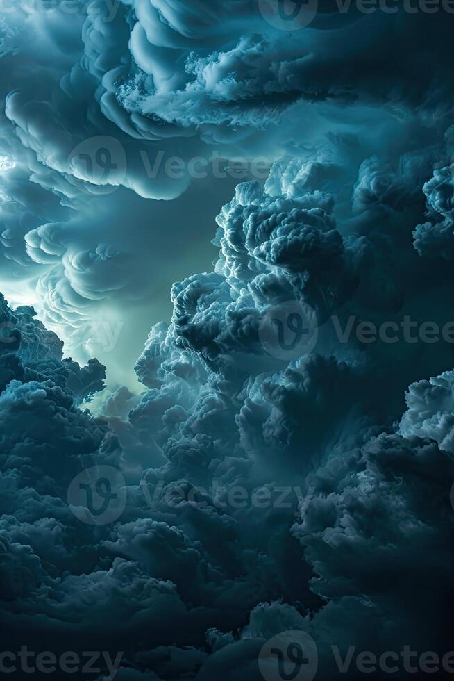 Dark Sky Filled With Clouds photo