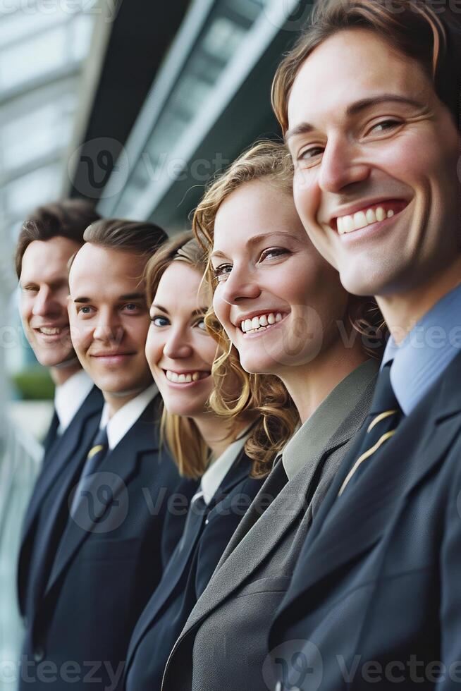 Diverse Group of People Standing Together photo