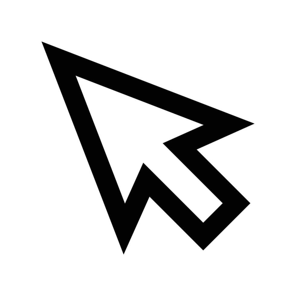 Simple mouse cursor icon. 48253328 Vector Art at Vecteezy