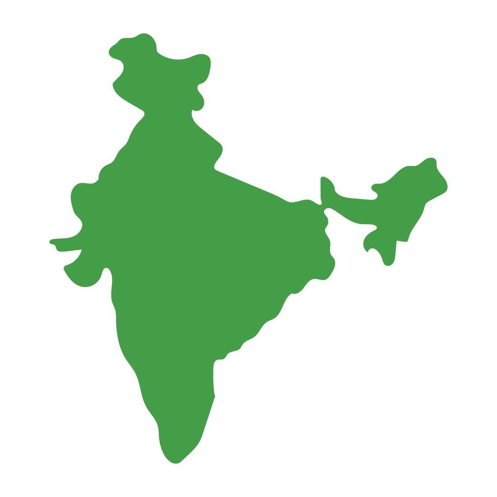 Map of India. vector