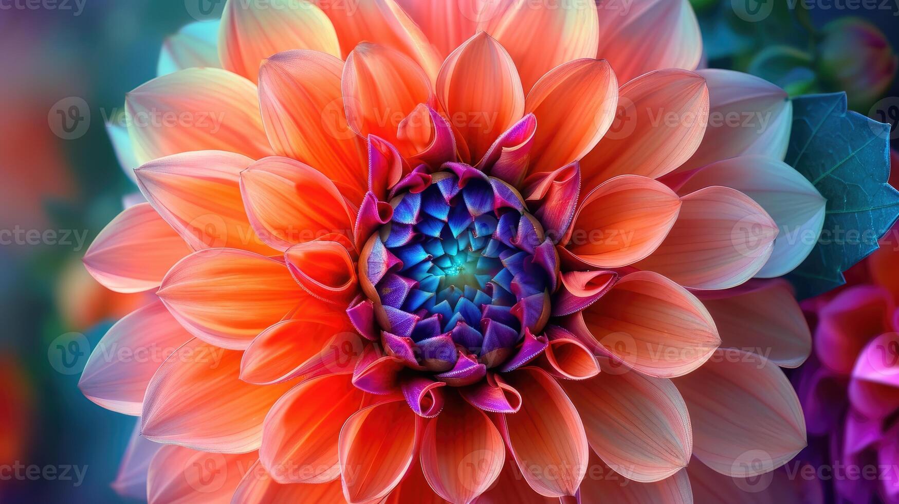 Close Up of Flower With Blurry Background photo